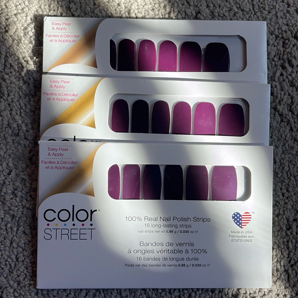Color Street Nail Polish Strips Aberdeen Aubergine